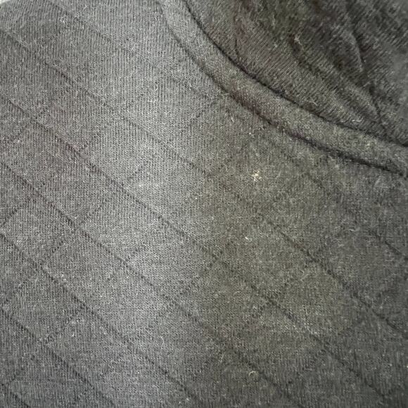 Spyder Sweater Womens Large Black Fitted Tsnap Sweatshirt Pullover Long Sleeve - Picture 4 of 9